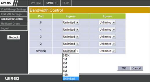 Настройка vlan на коммутаторе